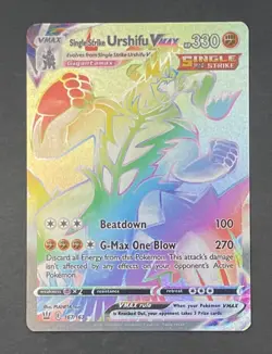 Pokemon Card Single strike Urshifu VMAX 167/163 Battle Styles - Near Mint - Image 1