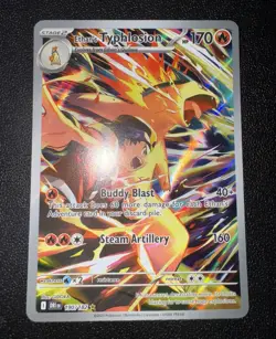 Ethan's Typhlosion Holo Illustration Rare Card 190/182 Sv10: Destined Rivals - Image 2