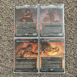 MTG Lord of the rings cards [Set of 4] Foil 448-451 - Image 1