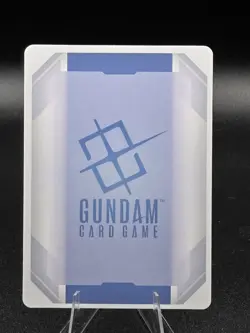 Bandai Graham's Union Flag Custom 6003-069 LR Holo Unit Gundam War TCG Card - Image 2