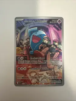 Team Rocket's Wobbuffet 203 Sv: Scarlet & Violet Promo Cards Holo - Image 1
