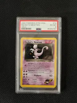 Rocket's Mewtwo 14/132 2000 Holo - PSA 6 - Gym Challenge - Pokemon Card - Image 1
