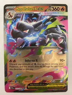 Pokemon Mega Charizard X EX 013/094 Holo PFLN Mega Evolution English x9 Card Lot - Image 2