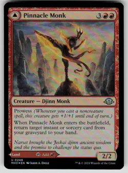 Pinnacle Monk Foil Uncommon Modern Horizons 3 246 MTG Near Mint 2024 - Image 1