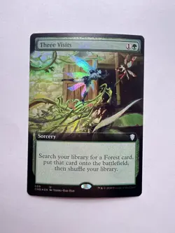 Three Visits Extended Art Foil Commander Legends - Image 1