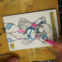 Kotori, Pilot Prodigy - MTG *Altered Hand Colored Original Art Anime - 10-25 - Image 2