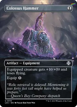 Colossus Hammer (Borderless) [LCC - 110] - NM [Foil] TCG MTG - Image 1