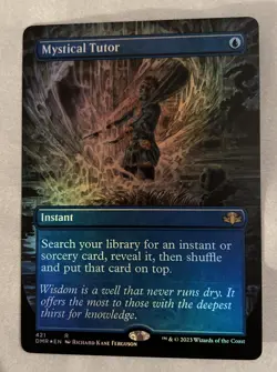 MTG Magic The Gathering Foil Borderless Mystical Tutor *NP - Image 1