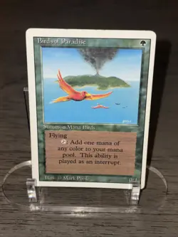 MTG Magic Birds of Paradise Revised LP (C) - Image 1