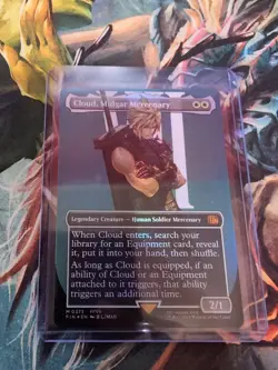 MTG - Cloud, Midgar Mercenary - Extended Art Foil - Final Fantasy - Image 1