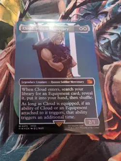 MTG - Cloud, Midgar Mercenary - Extended Art Foil - Final Fantasy - Image 2