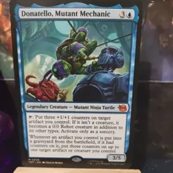 MTG TMNT tmt - Donatello, Mutant Mechanic - mythic - 36/320 - Non-Foil - Image 1