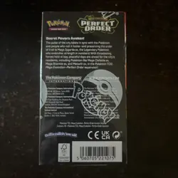 Pokemon Mega Evolution PERFECT ORDER Half Booster Box 18 Packs - Sealed and New - Image 3