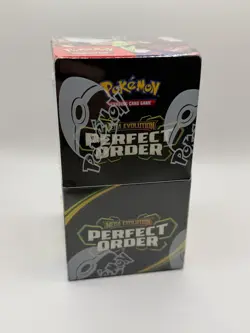 Pokemon Mega Evolution PERFECT ORDER Half Booster Box 18 Packs - Sealed and New - Image 1