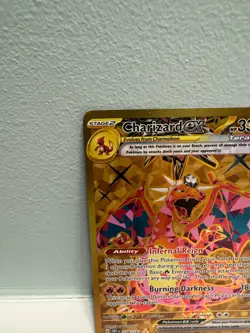 Pokemon Charizard ex 228/197 Obsidian Flames Hyper Rare Full Art Tera Holo - Image 2