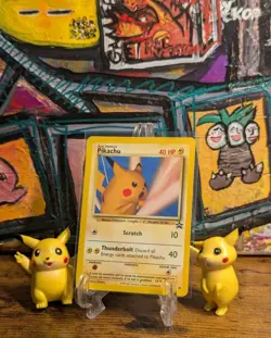 2001 Pokemon League 📸 Pikachu Snap WOTC Black Star Promo #26 ⚡ Pikachu Promo 🍎 - Image 1