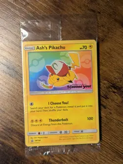 Pokemon 2017 🎒 Ash's Pikachu I Choose You Movie Promo SM108 ⚡ Sealed Promo ✨ - Image 2