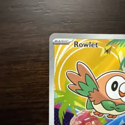 Rowlet Pokemon Mega Evolution Promos BSP 043 First Partners Full Art Holo NM - Image 2