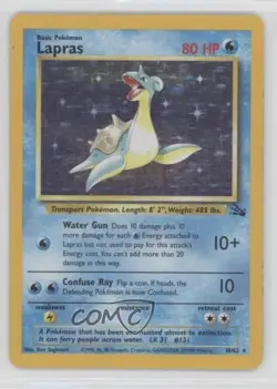 Lapras Holo Pokemon Fossil #10 1999 - Image 1