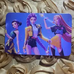 KPOP DEMON HUNTERS STAR Goddess Anime Holo ACG Card Pretty - Image 1