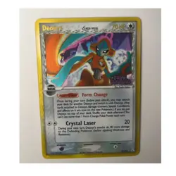 Pokemon Deoxys Delta Species Holo Rare 5/110 Holon Phantoms Crystal Laser 70 HP - Image 1