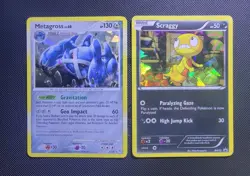 Scraggy & Metagross Cracked Ice Holo - BW25 - Pokemon Promo & Supreme Victors - Image 3