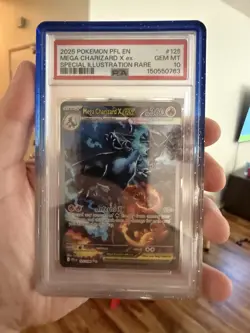 Pokemon 2025 Mega Charizard X ex 125/094 SIR Phantasmal Flames GEM MINT PSA 10 - Image 3