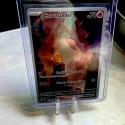 2023 Pokemon Charmander 168/165 Scarlet & Violet 151 Art Rare Full Art Holo - Image 4