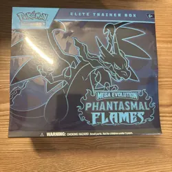 Pokemon TCG: Mega Evolution Phantasmal Flames Elite Trainer Box ETB New Sealed - Image 1