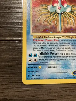 2000 Pokemon Gym Heroes Misty’s Tentacruel Holo 10/132 LP Great Centering Rare - Image 2