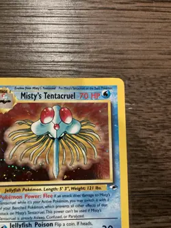 2000 Pokemon Gym Heroes Misty’s Tentacruel Holo 10/132 LP Great Centering Rare - Image 4