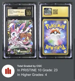 Pokemon XY Pokekyun Radiant Collection Sylveon EX Generations CGC Pristine 10 - Image 3
