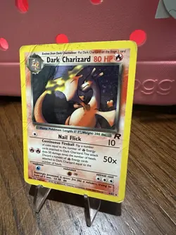 Pokemon Dark Charizard 4/82 Team Rocket Holo Rare. DMG - Image 1