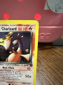 Pokemon Dark Charizard 4/82 Team Rocket Holo Rare. DMG - Image 4