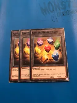 YUGIOH Common Crystal Beast Token SDCB-EN049 1st Edition - Image 1