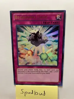 Beckonnig Light Ultra Rare LCYW-EN293 (HEAVILY Played) - Image 1