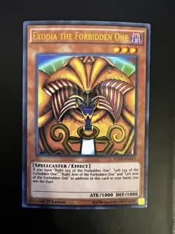 Yu-Gi-Oh! Exodia the Forbidden One YGLD-ENA17 Ultra Rare 1st Edition Konami - Image 1