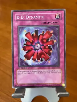 Yugioh - 1X D.D. Dynamite - Common - 1st Edition - FET-EN057 - Light Play - Image 1