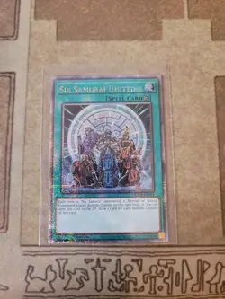 YUGIOH SIX SAMURAI UNITED RA03-EN054 QUARTER CENTURY SECRET 1ST ED NM - Image 1