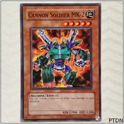 Cannon Soldier MK-2 - PTDN-EN035 - Common Unlimited Yugioh - Image 1
