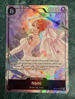 Nami Alternate Art SR OP15-086 Adventure on Kami's Island Foil ENGLISH MINT WOW - Image 1
