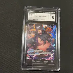 Marshall D. Teach Leader - OP09-081 - Starter Deck 27 - One Piece TCG CGC 10 - Image 1