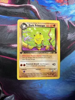 Pokemon Dark Primeape 43/82 - Uncommon - 1st Edition Team Rocket (2000) - NM - Image 2