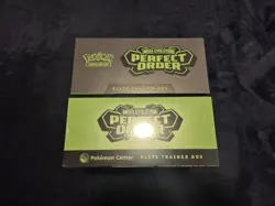 Pokemon TCG Perfect Order Pokemon Center ETB And Regular ETB Combo Lot - Image 2