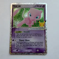 Pokemon Mew ex Ultra Rare 88/92 Celebrations Holo Basic HP 90 Card 2006 - Image 1