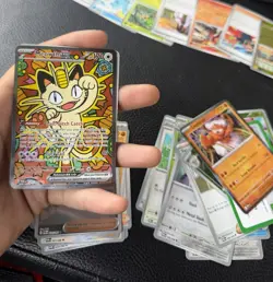 Pokemon Meowth EX Full Art Holo Card POR 121/088 Basic Cat 170 HP - Image 1