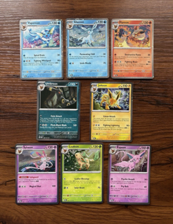 100 x Prismatic Evolutions Cosmos Holo Promo Cards Full Set Of 8 - Image 1