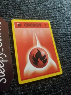 Pokemon Fire Energy 98/102 1st Edition Base Set Shadowless Card PL - Image 3