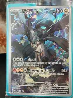 N's Zekrom 031 Sealed Promo Ascended Heroes ETB Pokemon Card And Dividers - Image 2