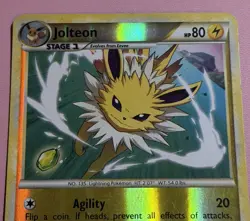 Jolteon 45/95 Call of Legends Reverse Holo Pokemon TCG Card 2011 - MP - Image 2